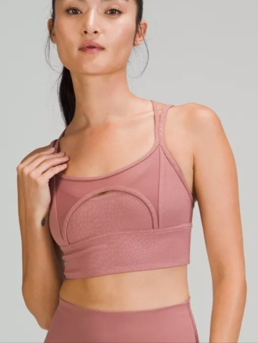 lululemon Nulu And Mesh Yoga Bra - Picture 1 of 6